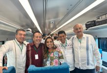 Acompaña Rutilio Escandón al presidente AMLO en inauguración de la primera etapa del Tren Maya