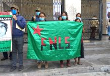 Exige FNLS liberación de uno de sus integrantes