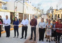 Rutilio Escandón inaugura pavimentación de calle, en beneficio de Barrios Norte y Centro de Ocosingo