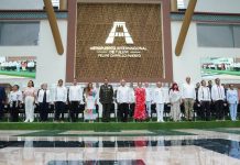 Acompaña Rutilio Escandón al presidente AMLO en la inauguración del Aeropuerto Internacional de Tulum