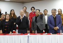Eduardo Ramírez rinde protesta como precandidato único del PT a la gubernatura de Chiapas