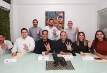 Eduardo Ramírez se reúne con líderes de partidos políticos, por la transformación de Chiapas