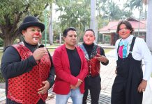Payasitos invitan a Show con causa en Tuxtla