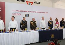 Asiste Rutilio Escandón a Ceremonia de Conmemoración del 109 Aniversario de la Fuerza Aérea Mexicana