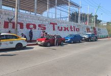 Se registra carambola en el libramiento sur poniente