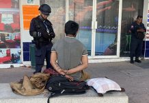 Detienen a presunto ladrón en el centro de Tuxtla