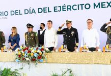Conmemoran en Chiapas el CXI Aniversario del Día del Ejército Mexicano; asiste Rutilio Escandón