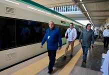 Acompaña Rutilio Escandón al presidente AMLO a inauguración del Gran Museo de Chichen-Itzá