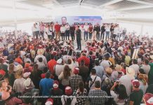 Multitudinario apoyo en Villaflores para Eduardo Ramírez