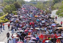 Se moviliza CNTE en Tuxtla con Mega Marcha
