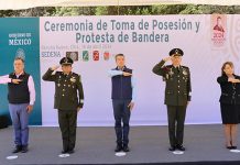 Toma protesta nuevo comandante de la 31 Zona Militar; asiste Rutilio Escandón