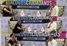 Candidatos a la alcaldía de Tuxtla se reúnen con empresarios