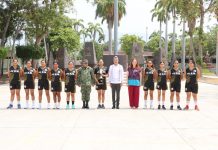 Rutilio Escandón reconoce a participantes de los Juegos Militares Etapa Área Geográfica Sur 2024
