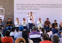 Mejoran infraestructura de la Escuela Primaria “18 de Marzo” en el municipio de Ixtapa