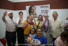 Vecinos de Las Palmas reciben a Olga Luz Espinosa