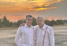 Acompaña Rutilio Escandón a AMLO en Reunión de Evaluación de la Línea K