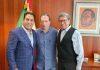 Eduardo Ramírez se reunió con Ricardo Monreal y Antonio Santos