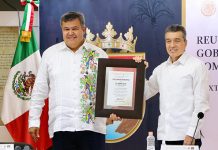 Rutilio Escandón y titular de Conapesca, Octavio Almada, evalúan acciones a favor de la pesca en Chiapas