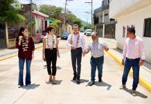 En Tuxtla, Rutilio Escandón inaugura pavimentación y mejoramiento de vialidades en Plan de Ayala