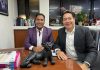 Eduardo Ramírez y Mario Delgado dialogan sobre la beca para estudiantes de secundaria