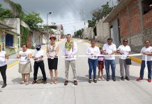Rutilio Escandón inaugra pavimentación de calles de La Condesa, en TGZ