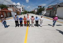 En Tuxtla, Rutilio Escandón inaugura pavimentación del Circuito las Casas Norte de la colonia La Misión