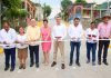 En Pichucalco, Rutilio Escandón inaugura la pavimentación de la calle principal