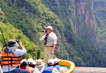 Supervisa Rutilio Escandón limpieza permanente del Cañón del Sumidero; invita al turismo a visitarlo