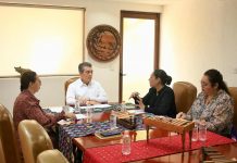 Rutilio Escandón se reúne con la subsecretaria para América Latina y el Caribe de la de SRE, Laura Carrillo