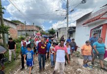 Desde colonia San Isidro, Angel Torres promete trabajar para todas las colonias de Tuxtla