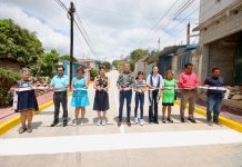 Rutilio Escandón inaugura pavimentación en la colonia Potinaspak, de Tuxtla Gutiérrez