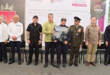 Encabeza Rutilio Escandón entrega de equipamiento a instituciones de seguridad pública municipal