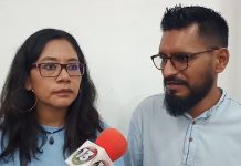 Necesario fomentar la participación de los niños: Activistas Dos personas en entrevista con medios de comunicación