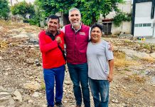 Visita Angel Torres la colonia Dr. Gabriel Gutiérrez Zepeda