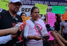 Trabajadores del Poder Judicial se manifiestan por agresión a sus compañeras
