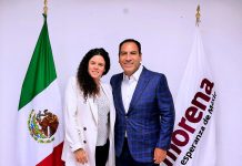 Eduardo Ramírez se reúne con Luisa María Alcalde