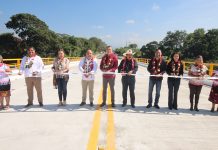 Rutilio Escandón inaugura el puente Río Blanco y la cuarta etapa de la carretera La Angostura-Pujiltic