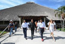 Eduardo Ramírez participa en presentación de proyectos de infraestructura portuaria en Puerto Chiapas.