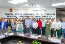 Realizan en Tuxtla Gutiérrez Primera Sesión Ordinaria de la Comisión Municipal contra el Trabajo Infantil