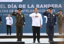 La Bandera Nacional nos da identidad, fuerza y espíritu libertario: Eduardo Ramírez