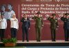 Atestigua Eduardo Ramírez toma de protesta de Alejandro Vargas González como comandante de la VII Región Militar