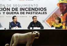 Eduardo Ramírez refuerza estrategia interinstitucional contra incendios forestales en Chiapas