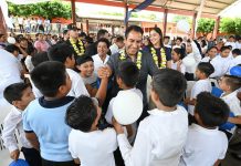 En Frontera Comalapa, Eduardo Ramírez reafirma compromiso con la niñez y la seguridad