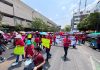 Miles de trabajadores se movilizan en Tuxtla por el día del trabajo
