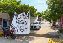 Vecinos de la Bienestar Social en riesgo de inundación