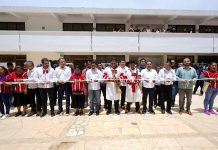 En Oxchuc, Eduardo Ramírez inauguró obras de infraestructura educativa en la Unich