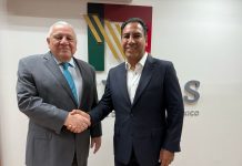 Eduardo Ramírez gestiona recinto fiscal estratégico para Aeropuerto Internacional Ángel Albino Corzo