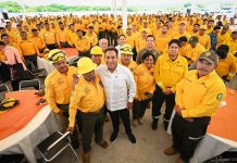 Eduardo Ramírez destaca coordinación para prevenir y combatir incendios forestales en Chiapas