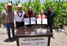 Eduardo Ramírez y María Luisa Albores refrendan compromiso con el campo chiapaneco