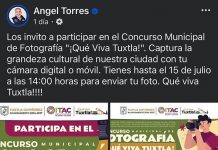 Abusivo concurso fotográfico del ayuntamiento tuxtleco